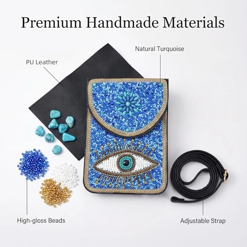 Image of Small Crossbody Bags for Women Designer Cell Phone Bag Boho Shoulder Wallet Purse