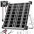 Voltset Solar Panel Kit 20W 12V, Solar Battery Trickle Charger Maintainer, Waterproof Solar Panel + Upgrade Charge Controller + Adjustable Mount Bracket for Boat RV Motorcycle Marine