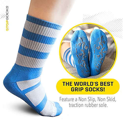 Athletic Non Slip Non Skid Socks with Grippers for Women, Men, Yoga, Barre, Pilates, Gym, Sport, and Hospital2