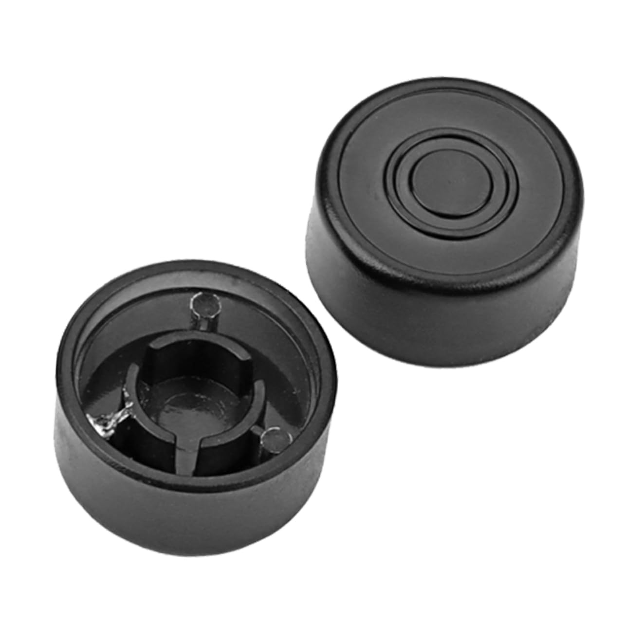 TOYANDONA Guitar Pedal Button Caps 2PCS Plastic Footswitch Topper Covers Barefoot Effect Pedal Buttons 12mm Diameter Foot Cap Accessories