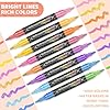 ZSCM 48 Colors Duo Glitter Effect Brush Markers, 24 Pack Water-based Ink Glitter Pens, Metallic Sparkle Markers for Doodle Writing, Glitter Art Crafts Gifts Trendy Stuff Art Supplies Crafts Gifts #1