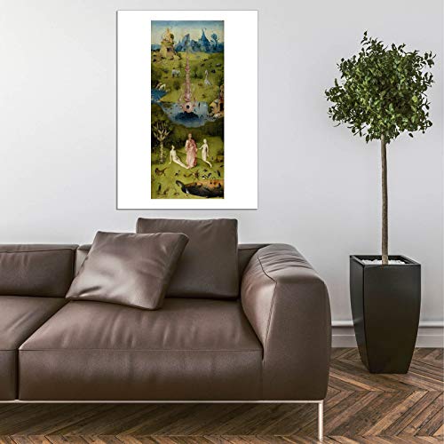 Affiche encadrée Hieronymus Bosch Garden of Eden grand format XL pour habiller un grand mur - 5
