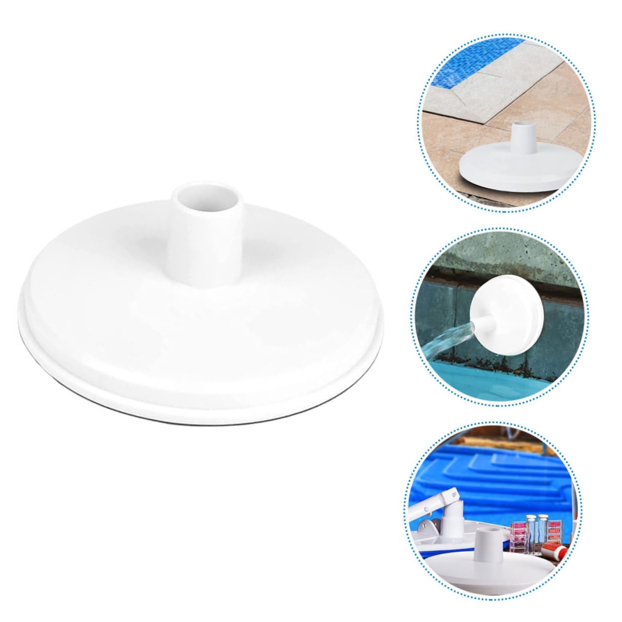 TOYANDONA 3 Pièces Plaque de Vidange pour Aspirateur de Piscine Accessoire de Nettoyage Durable pour Remplacement pour Skimmer Optimise Entretien et Économise
