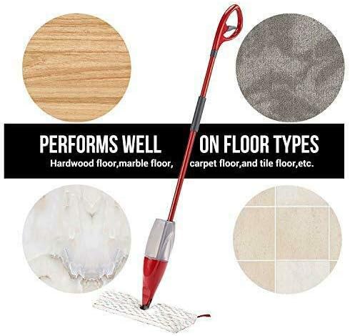 XIMOON 2 Pack MAX Microfiber Refill Spray Mop Pads Replacements Compatible Microfiber Flip Mop Refill Pads,Washable