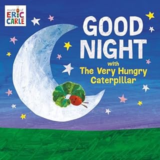 Diseño de la portada del título Good Night with The Very Hungry Caterpillar