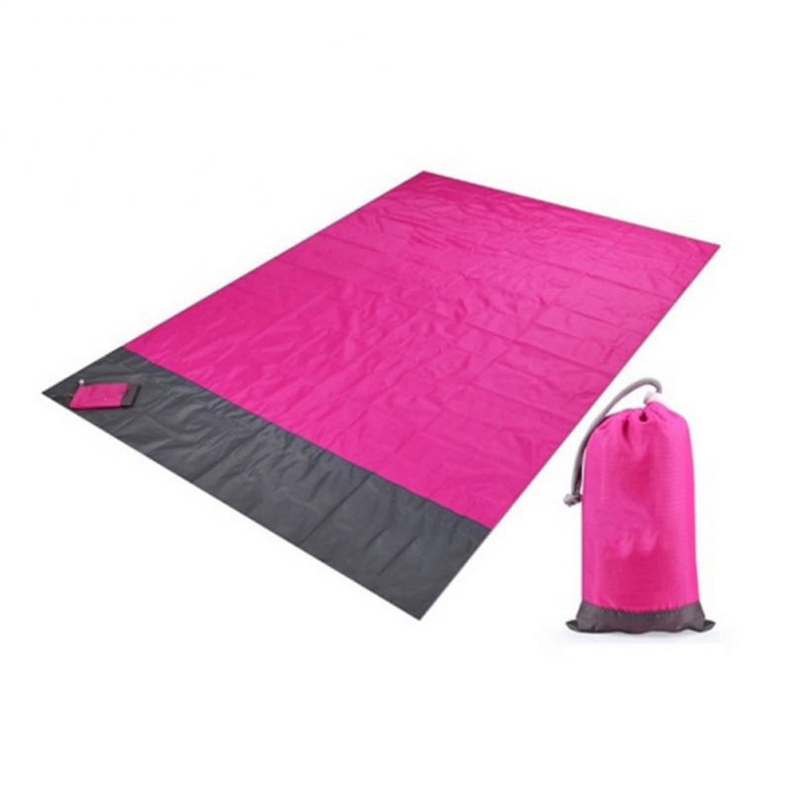 Wodoodporny koc NIC – mata plażowa bez piasku na kemping i do aktywności na świeżym powietrzu – duży składany koc piknikowy (200 x 210 cm) – idealny do namiotu i użytku rodzinnego