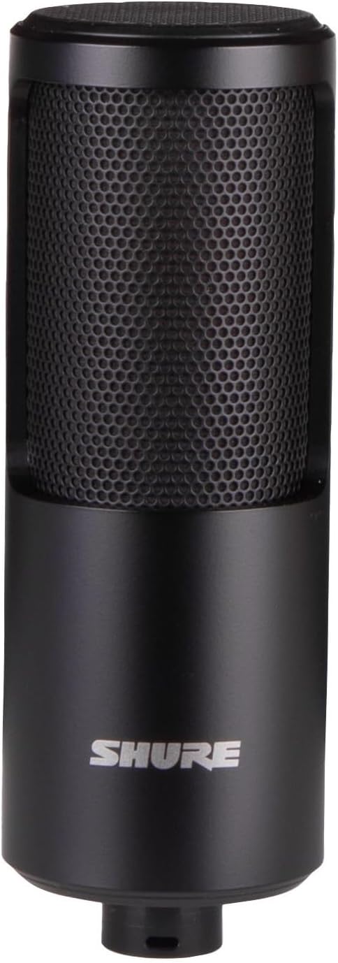Shure SM4 Studio Recording Microphone, XLR Home Studio Condenser Mic Optimized for Soft Vocals to Loud Instruments with Mix-Ready Audio – All-Metal Construction (SM4-K)