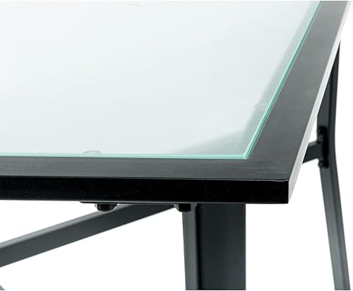 Miniatura 9 de Hanover Lavallette - Juego de 5 piezas con 4 sillas estacionarias y mesa redonda de cristal de 52 pulgadas para exteriores