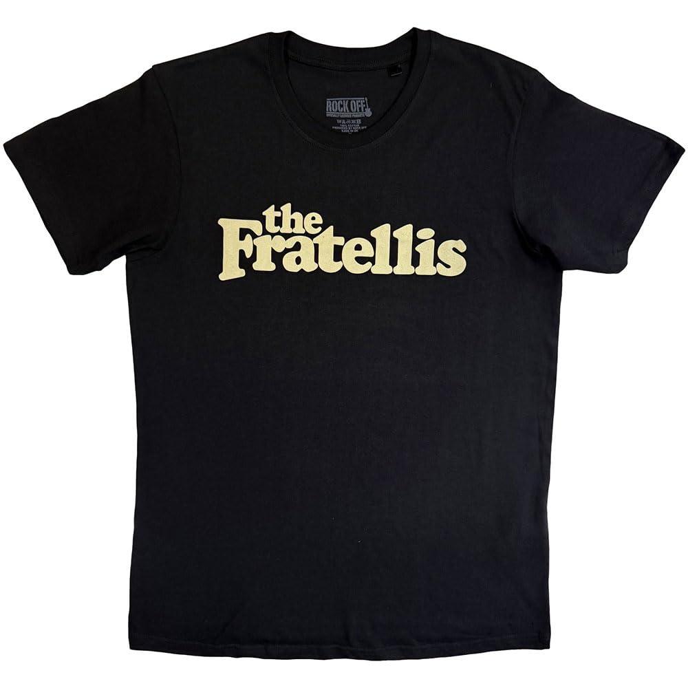 Rock Off officially licensed products The Fratellis Classic Logo T Shirt M Black