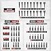TOMMARS 208-Pc Master Screwdriver Bit Set, 1/4