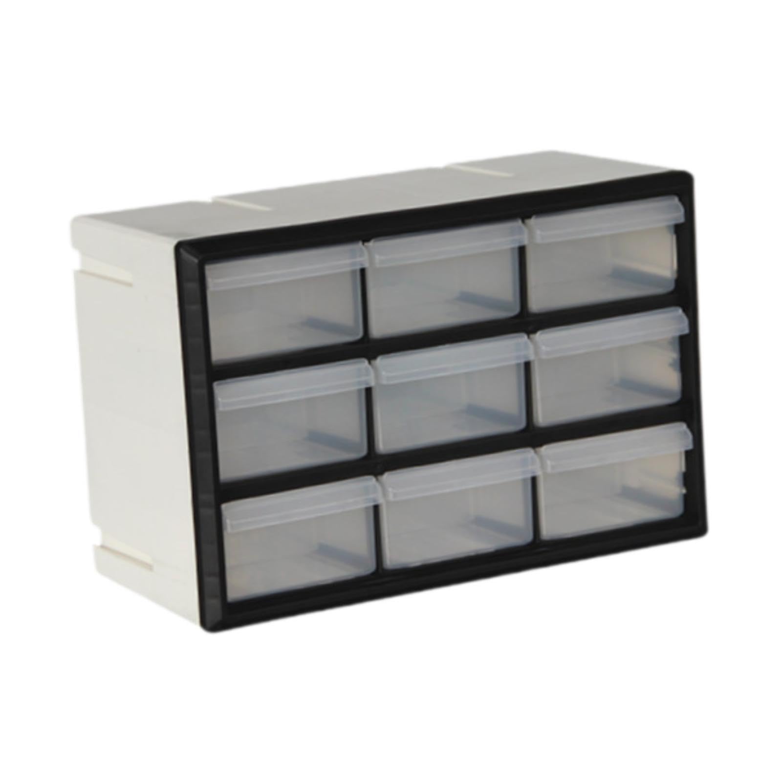 Organizzatore salvaspazio per cassetti e,Bianco,9 cassetti | efficiente di piccoli oggetti in bagno, che consente di risparmiare spazio e di mantenere puliti utensili e accessori, facili