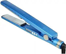 Prancha Alisadora Nano Titanium, 450º, Azul, Placas de Cerâmica, Profissional