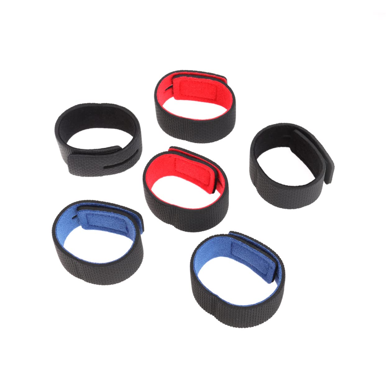 OSALADI 6-Pack Multipurpose Straps Anti-Slip Fishing Rod Holders for Rods Reels