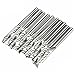 BERWENNY 10pcs/lot 1/8 CNC Bits Single-Flute Router Bits Carbide End Mill Cutter Tools 3.175-17mm