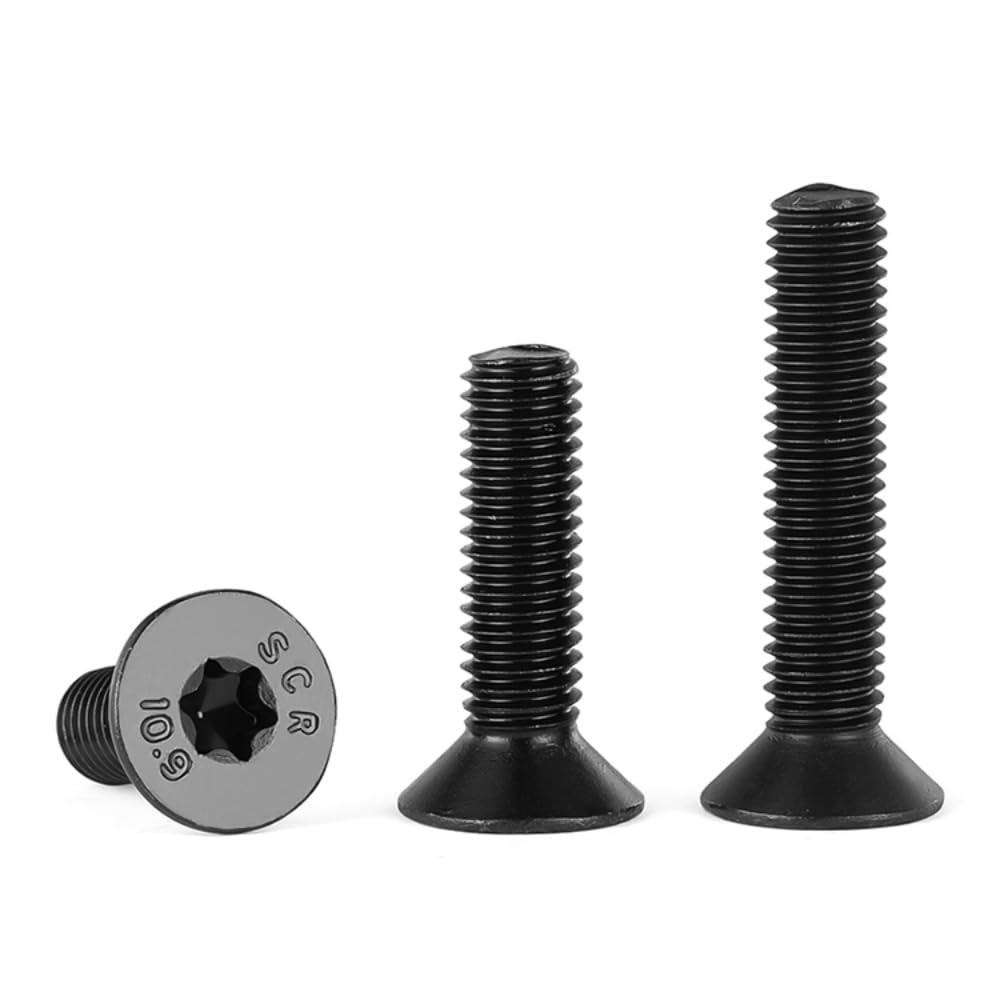 Amazon | 20本入 トルクス サラ小ねじ 黒 M2 皿ボルト フラット