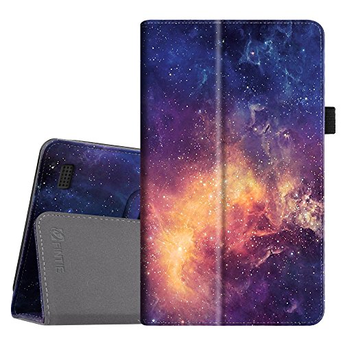 Fintie Folio Case for Amazon Fire 7 Tablet (Previous Generation - 7th, 2017 Release) - Slim Fit PU Leather Standing Protective Cover Auto Wake/Sleep, Compatible with Fire 7 (5th Gen, 2015), Galaxy Fintie Folio Case for Amazon Fire 7 Tablet (Previous Generation - 7th, 2017 Release) - Slim Fit PU Leather Standing Protective Cover Auto Wake/Sleep, Compatible with Fire 7 (5th Gen, 2015), Galaxy