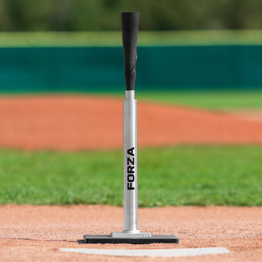 FORZA Pro Baseball Batting Tee | Heavy-Duty Adjustable Hitting Stand