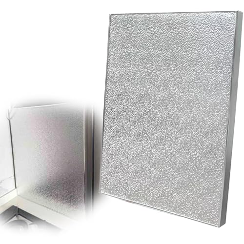 Panel osłony termicznej, boczna osłona termiczna lodówki - 50 cm x 50 cm trwała płyta izolacyjna do lodówki i kuchenki na drewno, pasuje do szerokości 20-81 cm, rozwiązanie bezpieczeństwa kuchni