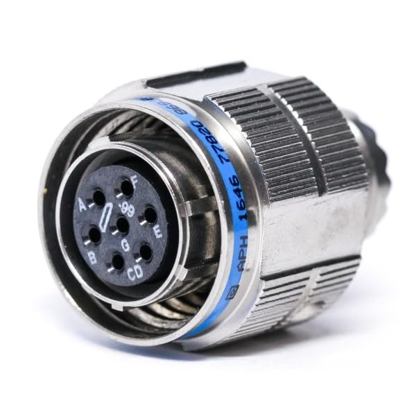 Amphenol, BACC63CU19G18SNH, Composite Square Flange Receptacle - Female Sockets - 18 Position - Shell Size-Insert 19-18 - Orientation N - Without Contacts & Seal Plugs. (20 Items)