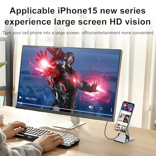 Angusplay 16K USB-C DisplayPort 変換ケーブル 1M 8K 40Gbps Thunderbolt 4/3 Type-C DisplayPort2.1 ディスプレーポートケーブル iPhone 16/15 MacBook Pro iPad Mac Mini Surface Go XPS Chromebook Galaxy S24 他対応 ブラック