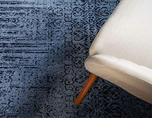 Tapete Unique Loom Del Mar 155x245 cm Azul miniatura 5