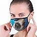 Produktbild UQ Galaxy Mouth Cover,Hund Schlafen Wecker Maske Schlaf Gesundheitswesen Medizinische Mundmaske, Leichte Mundmaskenabdeckungen Zum Gehen Wandern Joggen