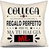 aosumin copricuscini per colleghi - ho cercato di trovare il regalo perfetto per te ma tu hai già me - divertente per compleanno, partenza, apprezzamento, natale