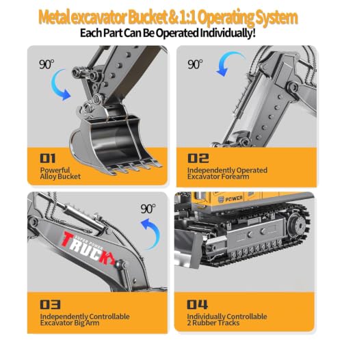 SATYAM ENTERPRISE 17 Channel Remote Control Excavator Toy - Image 5