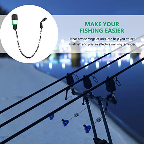 BESPORTBLE Indicador de mordida iluminado para pesca com alerta portátil acessórios de pesca para va