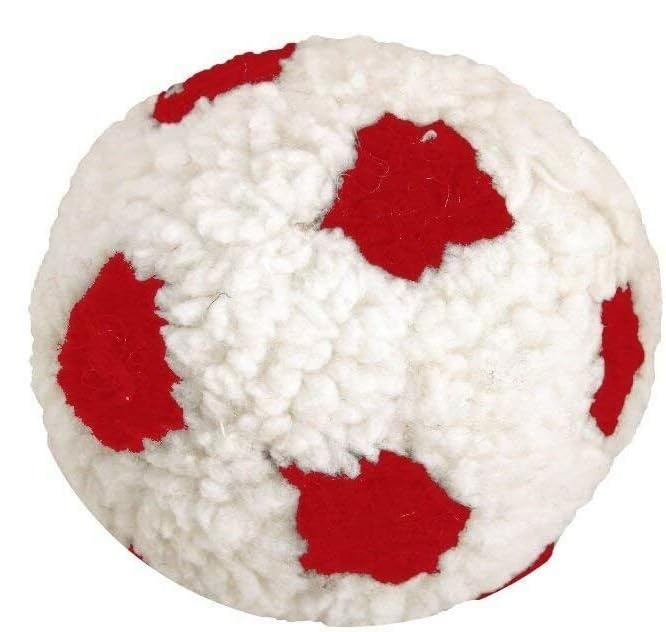 WUNDAPETS 1X BERBER 23CM LARGE SOFT PLUSH DOG PUPPY COMFORT WORLD CUP FOOTBALL TOY - Image 4