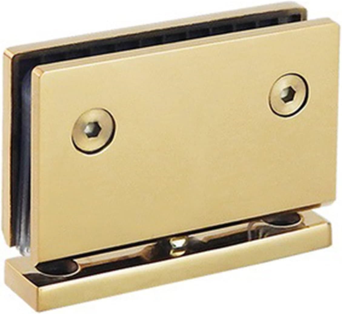 Bathroom Clamp,Pivot Hinges,Glass Door Hinge,Glass Door Bathrooms Stainless Steel 304 Wall Mount Hinge, Shower 5mm Thick Glass Door Rotating Shaft Hinge (Color : B) (Color : A) (Color : C) (Color :