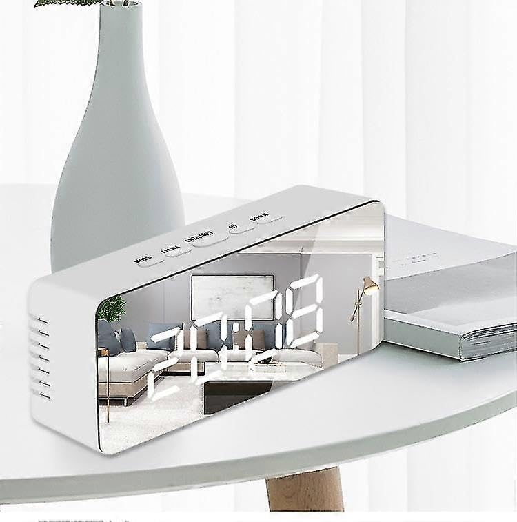Réveil numérique à LED avec affichage clair pour table et décoration d'intérieur moderne