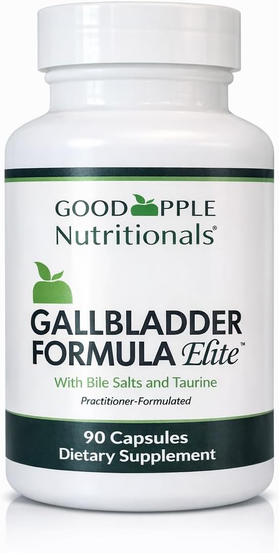 Gallbladder Formula Elite with Purified Bile Salts | Support for Abdominal discomfort, Gas, and Indigestion | Support for Those with and Without a Gallbladder 90 Caps