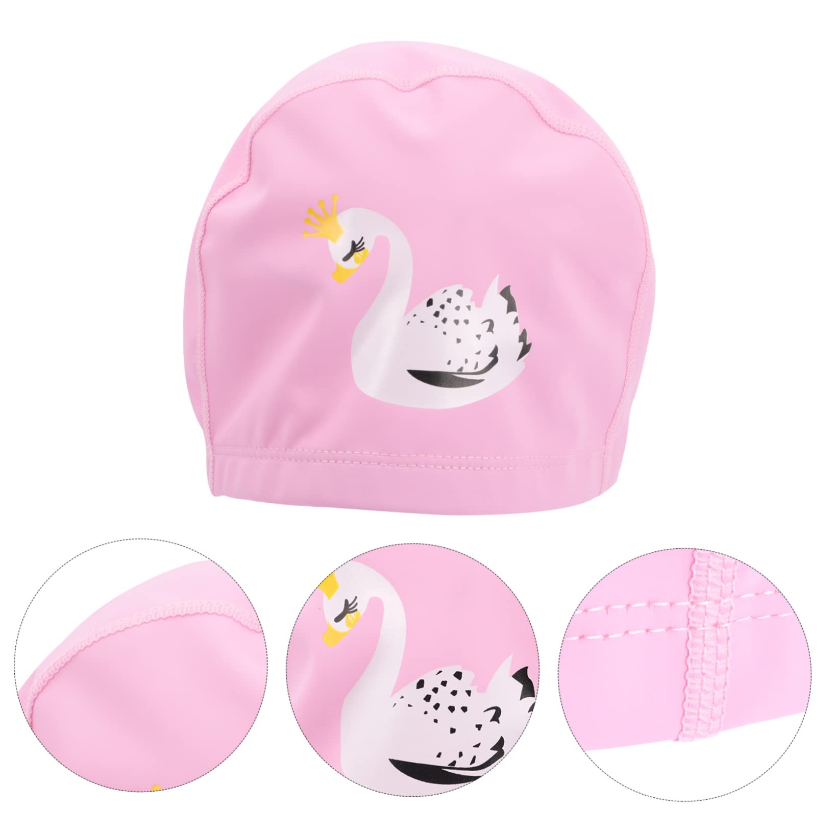BESPORTBLE Bonnet De Bain pour Enfants Bonnet Imperméable en PVC Hommes Et Femmes