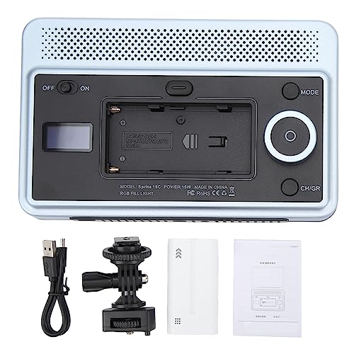 Iluminación de panel RGB 15W para eliminar sombras en foto y vídeo