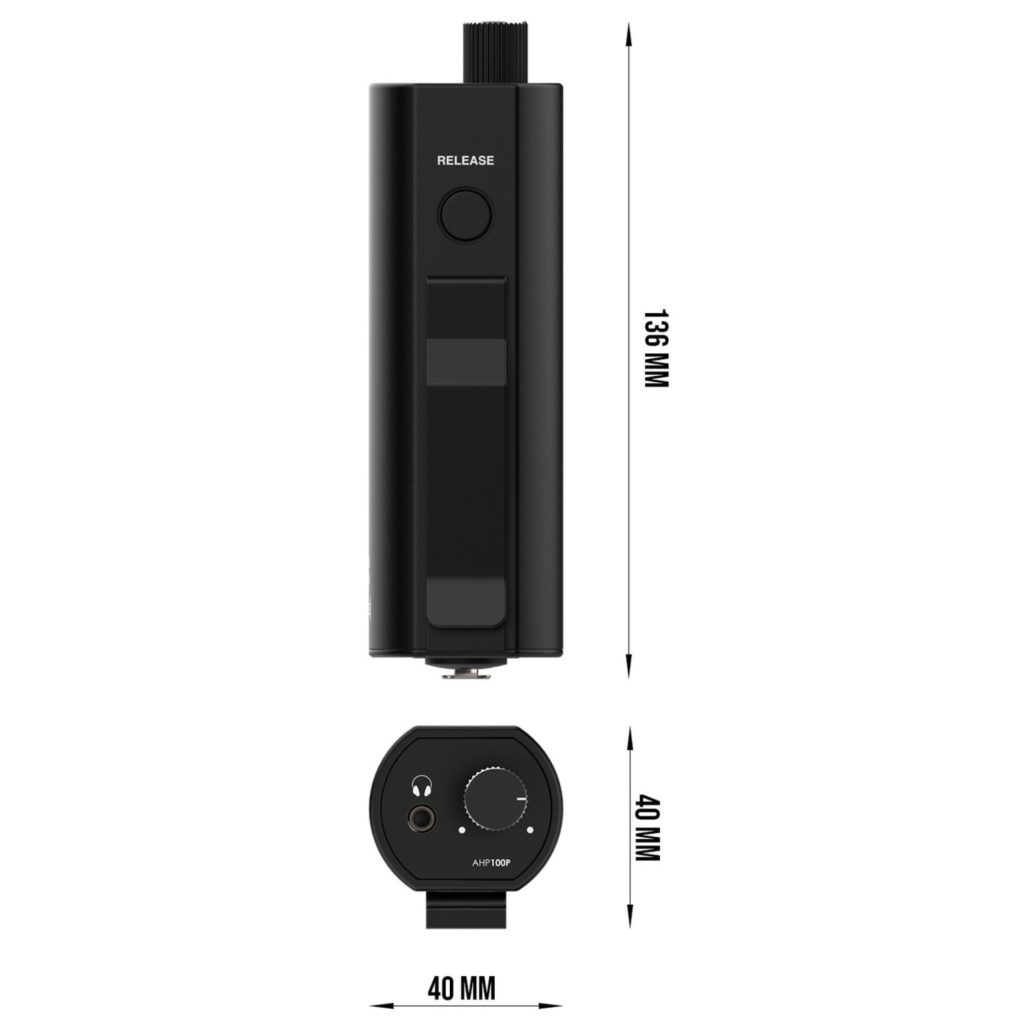 Audibax AHP-100P Monitor Personal in-Ear Pasivo con Control de Volumen