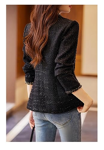 Cropped Blazers for Women Business Petite Office Long Sleeve Casual Suit Dress Jacket for Party JNZJK0062