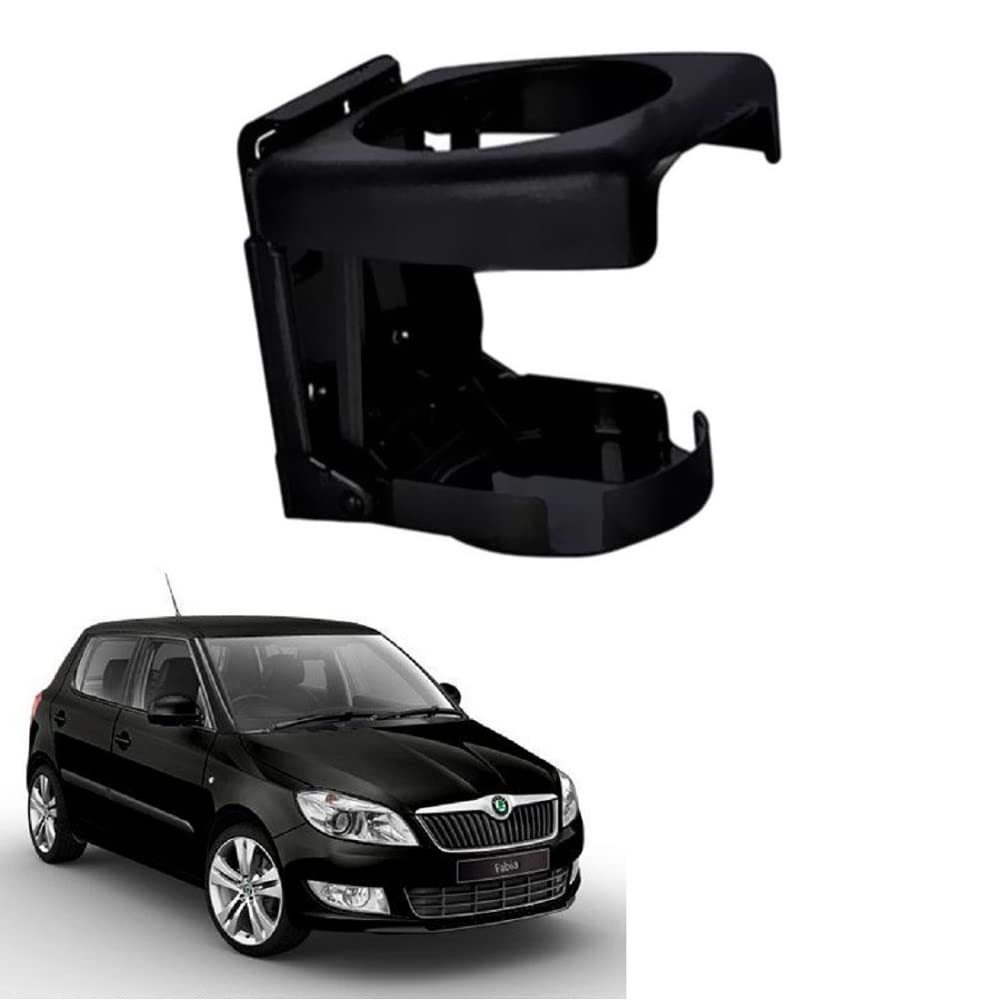 SPREADX Stylish Compact Size Foldable Car Glass/ Cup/ Bottle Holder Black Color Stand Universal Item 1 pcs for Skoda Fabia-image-27