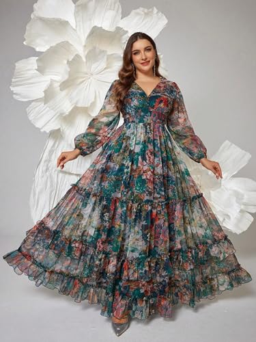 Image of TOLEEN Women's Plus Size Sequin Dress Luxurious Style Formal Cocktail Evening Party Maxi Dresses