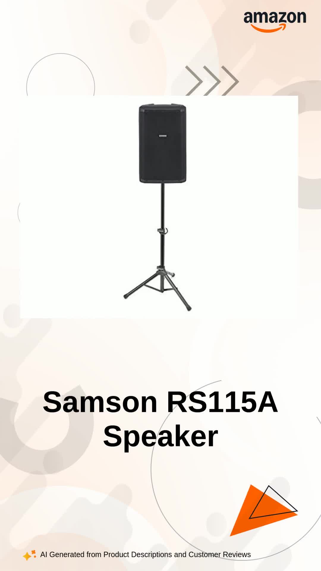 Samson RS115A - 400W 2-Way Active Loudspeaker with Bluetooth