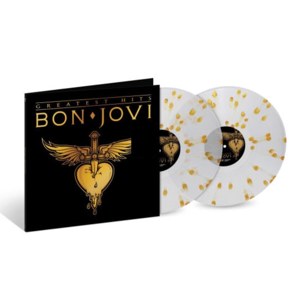 Bon Jovi Greatest Hits Esclusivo Limited Gold Splatter