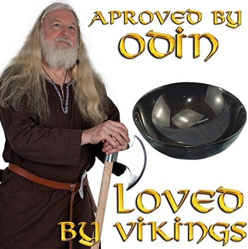 Mythrojan 手作り小型サービングホーンボウル &ndash; ポリッシュ仕上げ 2個セット