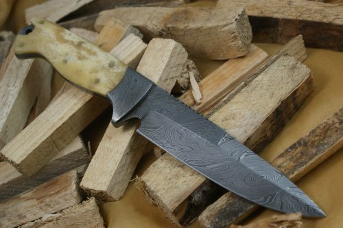 Custom Damast Bowie Messer Jagdmesser Mit Lederscheide …