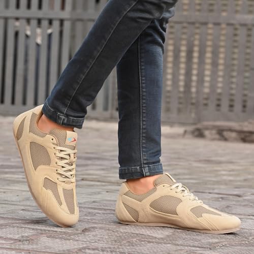 Image of Cruiser Sneaker for Men | Lightweight & Comfortable | Stylish Lace-Up Casual Footwear with Cushioned Insole | Perfect for Versatile Outfits (2646)