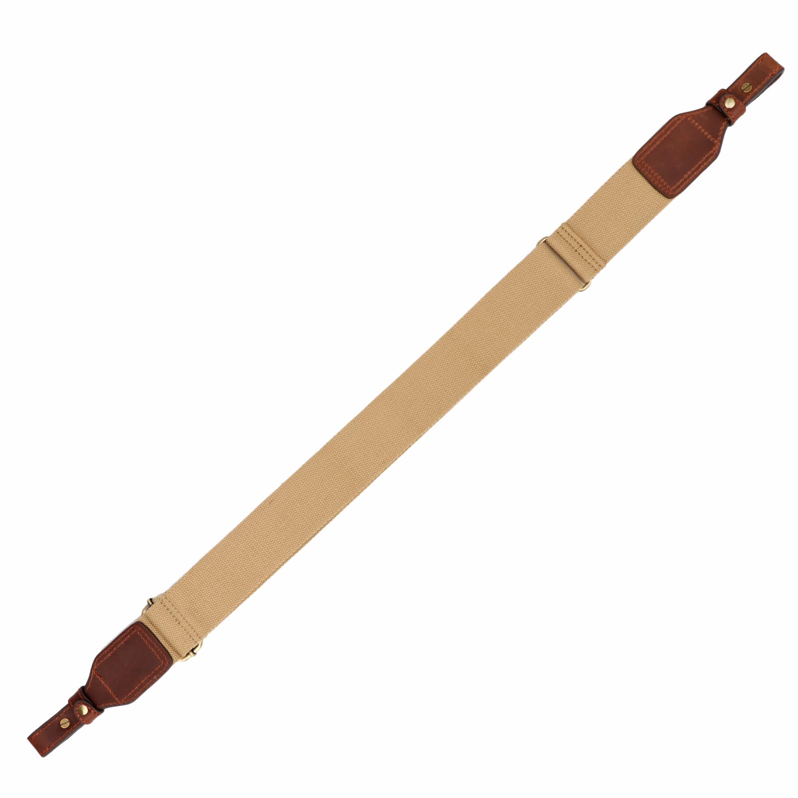 Tourbon 2 Baumwolle und braun Leder Gun Sling Gewehr Tragegurt
