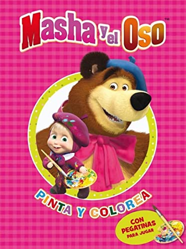 Pinta y colorea (Masha y el Oso. Actividades)