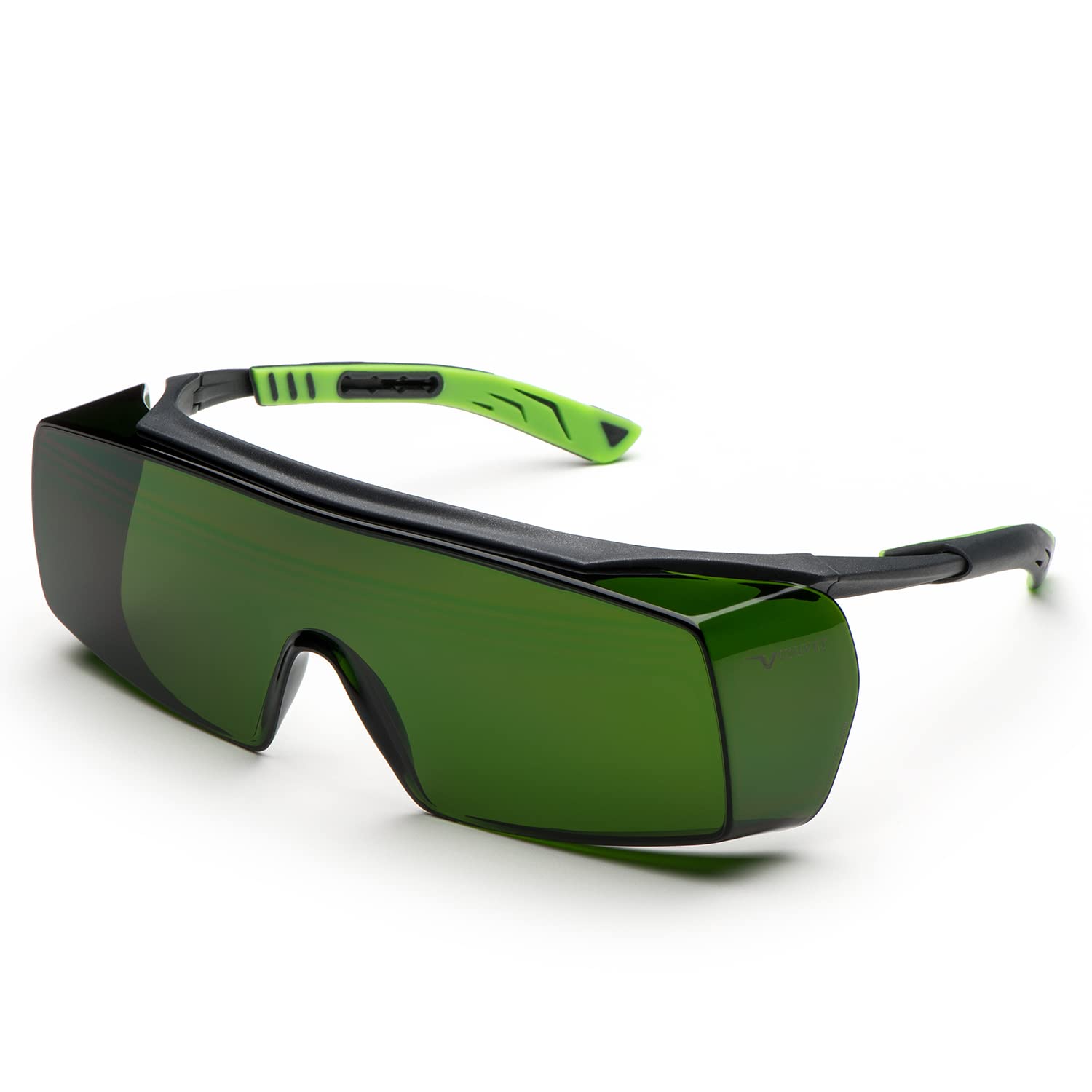 Univet 5X7.01.11.30 "5X7" Gafas con vidrio IR3, gris oscuro/verde