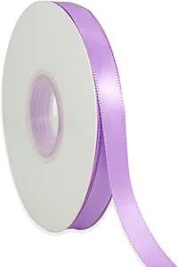 Amazon.com: Light Purple Ribbon 3/8 Inch x 50 Yards Satin Ribbon ...