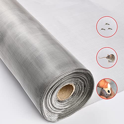Maille 40 de filtration en acier inoxydable 304 durable de couleur argent 1,5x7m