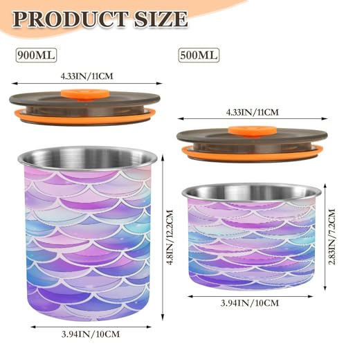 Envase Hermético para Café de Acero Inoxidable 500ml miniatura 2